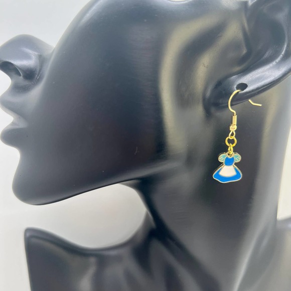 Princess Dress Earrings - Snow White, Cinderella, Alice in Wonderland - Picture 5 of 10